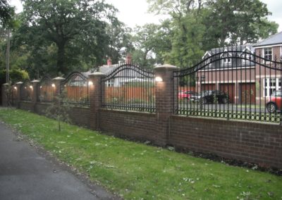 Steel gate in north east