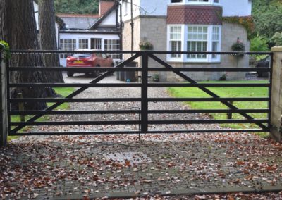 Steel gates in gateshead