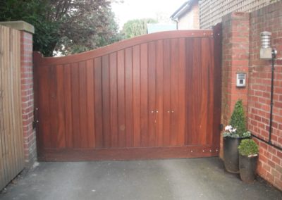 wooden gates